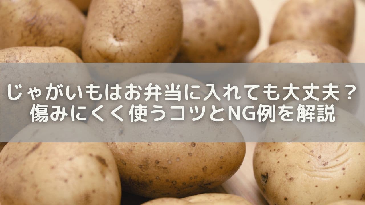 じゃがいもはお弁当に入れても大丈夫？傷みにくく使うコツとNG例を解説