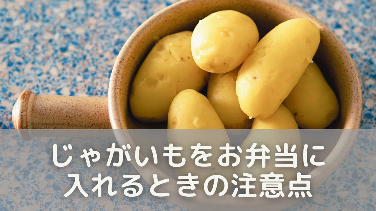 なぜ傷みやすい？じゃがいもをお弁当に入れるときの注意点